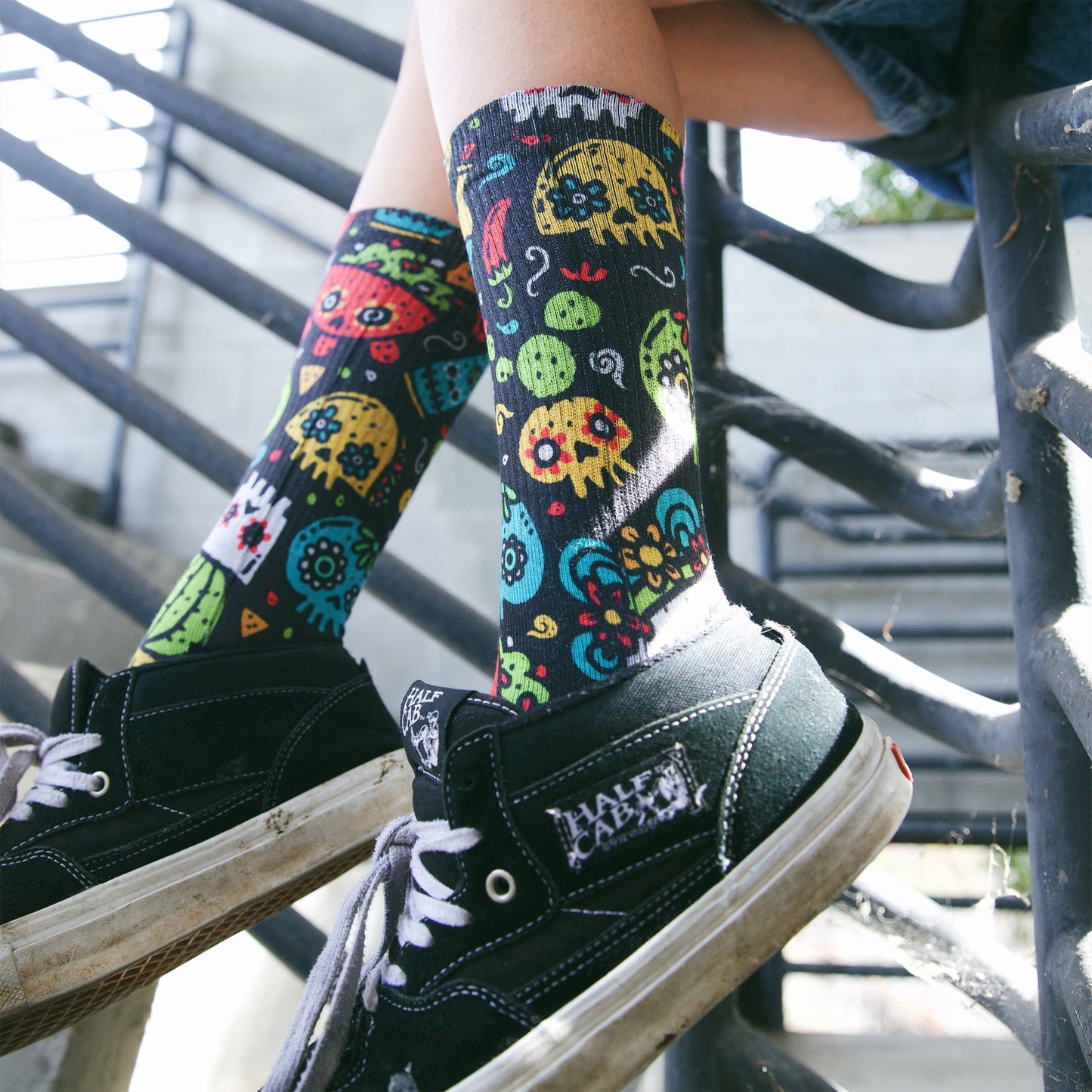 Chaussettes MERGE4 WALMAZAN SUGAR SKULL MINI