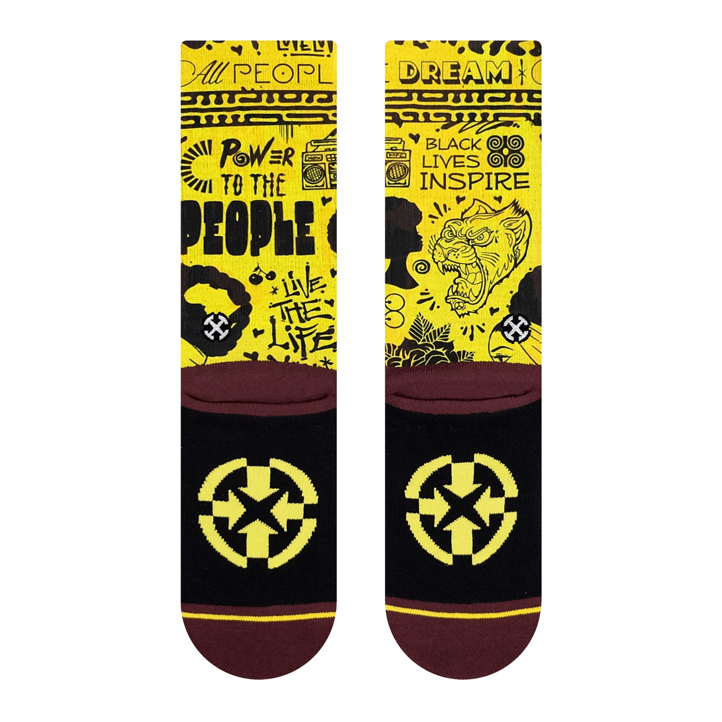 Chaussettes MERGE4 TAYLOR REINHOLD POWER TO THE PEOPLE