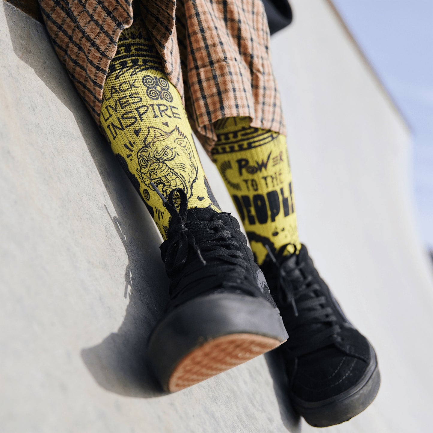 Chaussettes MERGE4 TAYLOR REINHOLD POWER TO THE PEOPLE
