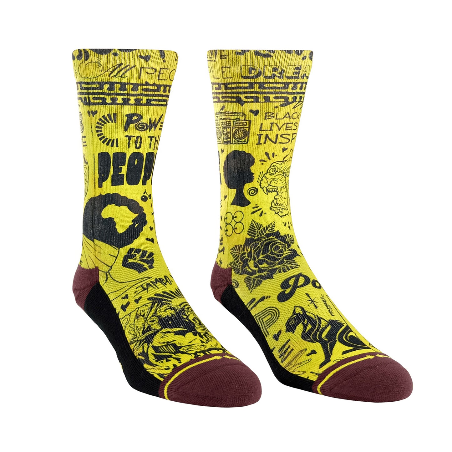 Chaussettes MERGE4 TAYLOR REINHOLD POWER TO THE PEOPLE
