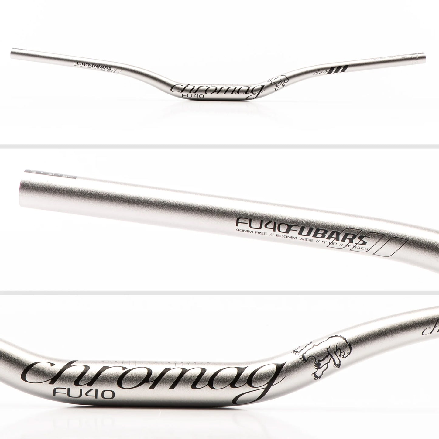 Cintre CHROMAG FU40 Rise 40mm 800mm Argent