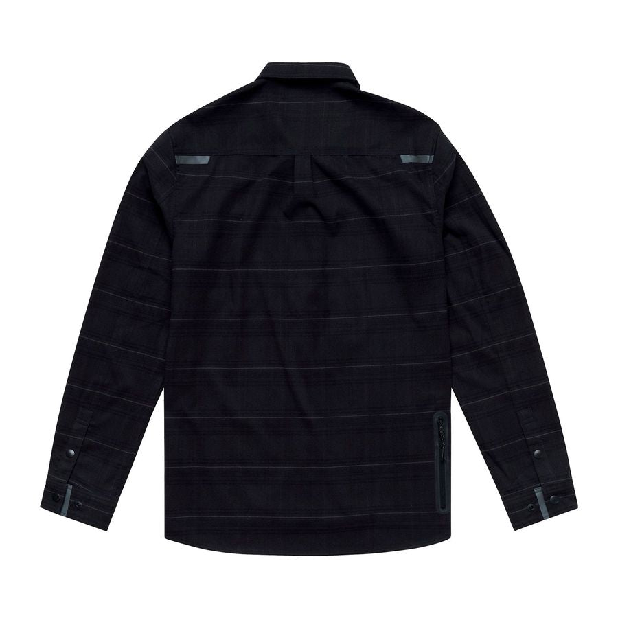 Chemise Technique TROY LEE GRIND DESIGNS FLANNEL PLAID Carbon
