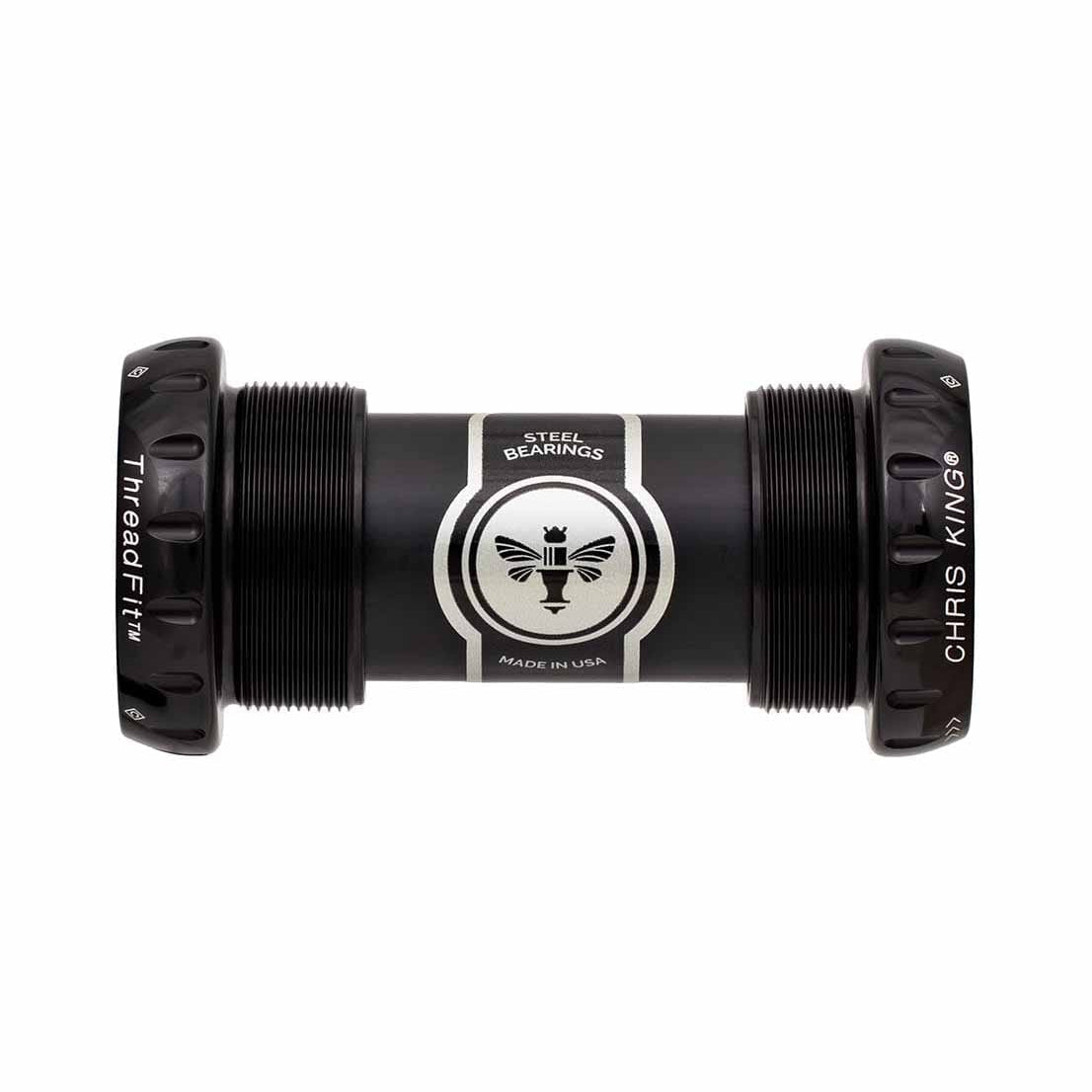 Boîtier de Pédalier CHRIS KING ThreadFit 24 68/73 mm Céramique Noir