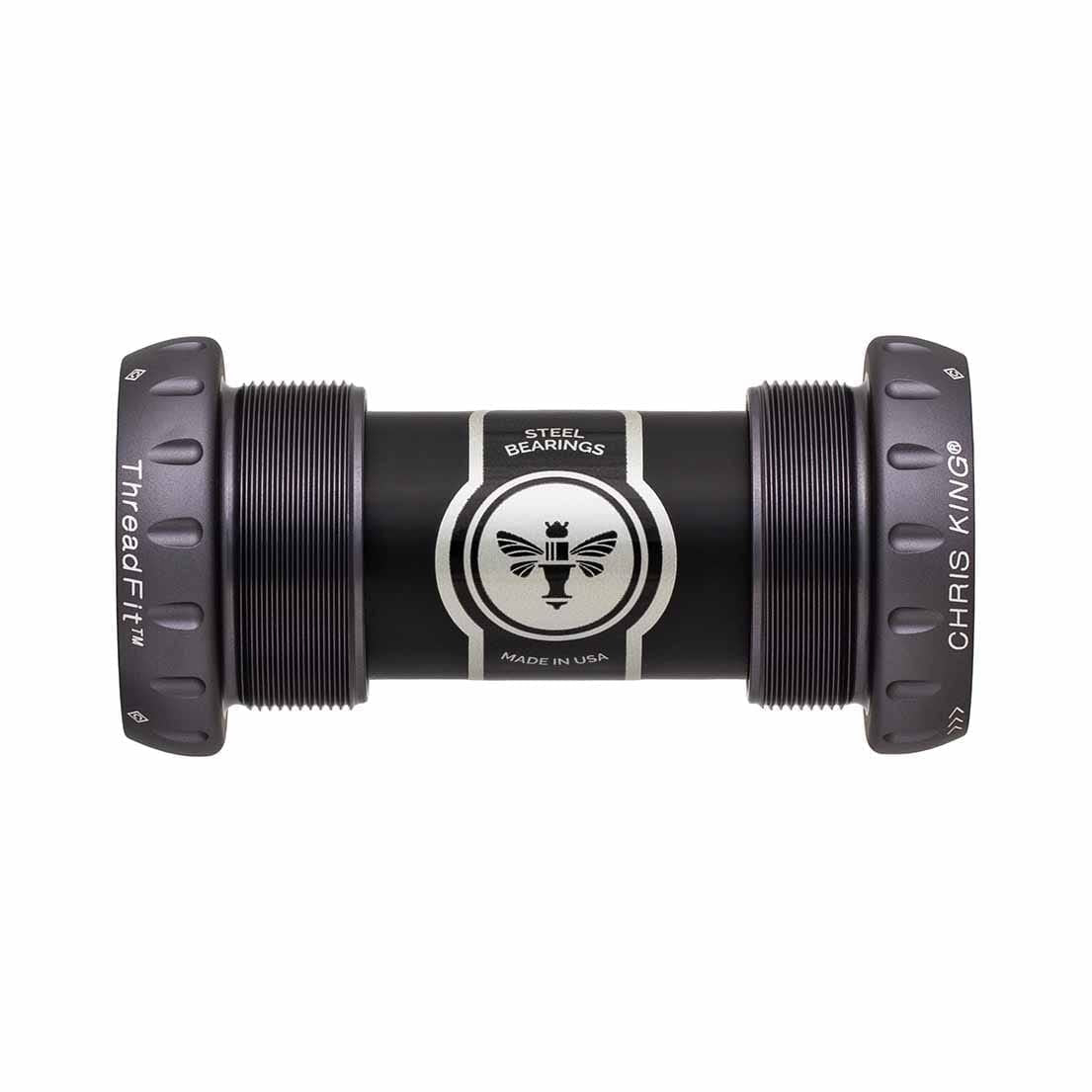Boîtier de Pédalier CHRIS KING ThreadFit 24 68/73 mm Céramique Noir Mat