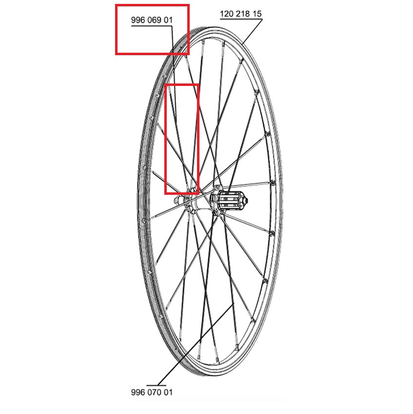 Kit 10 Rayons Av/Ar MAVIC CROSSRIDE UB 08