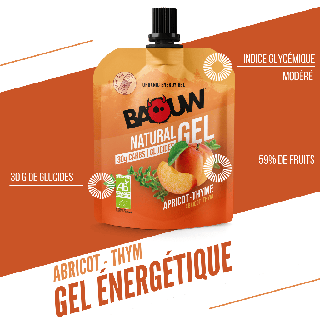 Gel Énergétique BAOUW BIO Abricot-Thym (85g)