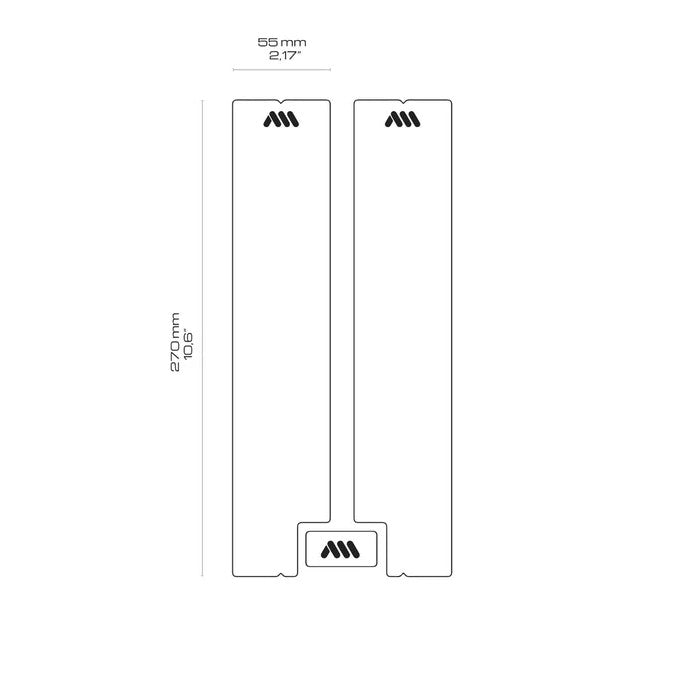 Protection Adhésive pour Fourche ALL MOUNTAIN STYLE Transparent