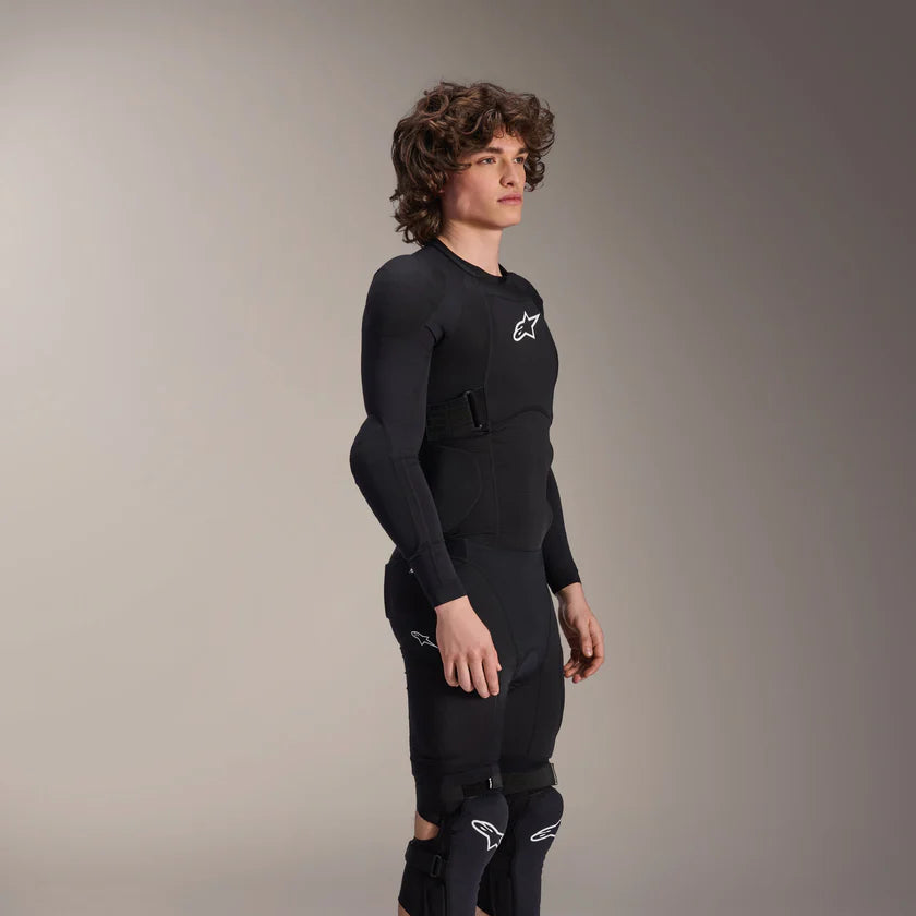 Gilet de Protection ALPINESTARS A-IMPACT PLASMA Manches Longues Noir/Blanc