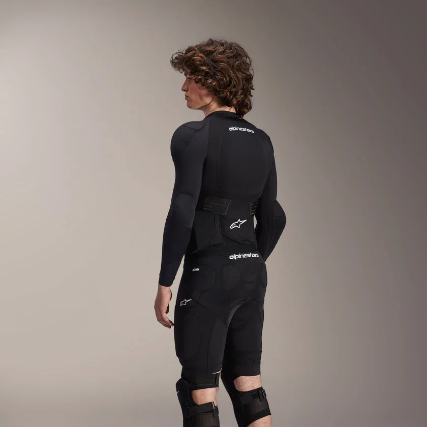Gilet de Protection ALPINESTARS A-IMPACT PLASMA Manches Longues Noir/Blanc
