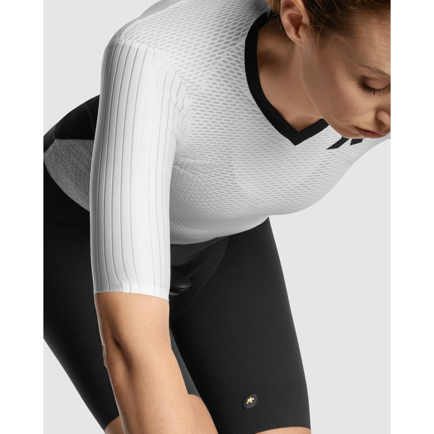 Maillot ASSOS DYORA RSV S11 Femme Manches Courtes Blanc