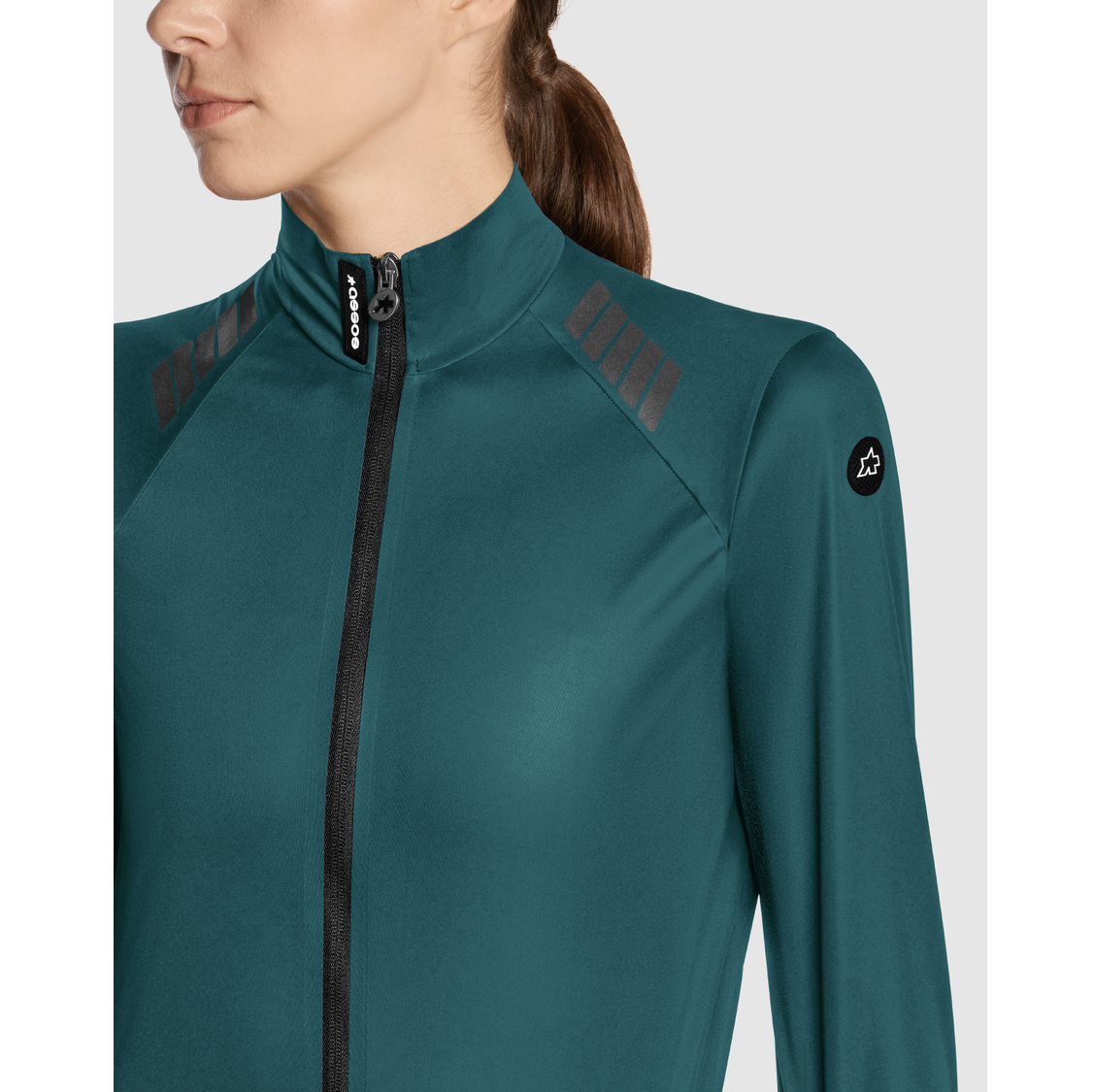 Veste ASSOS UMA GT SHELL S11 Femme Foundation Green