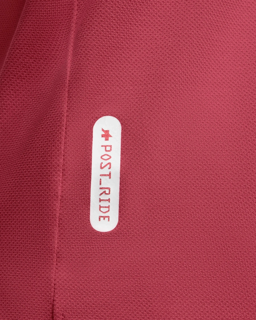 Maillot ASSOS TACTICA POST RIDE T5 Manches Courtes Deep Berry