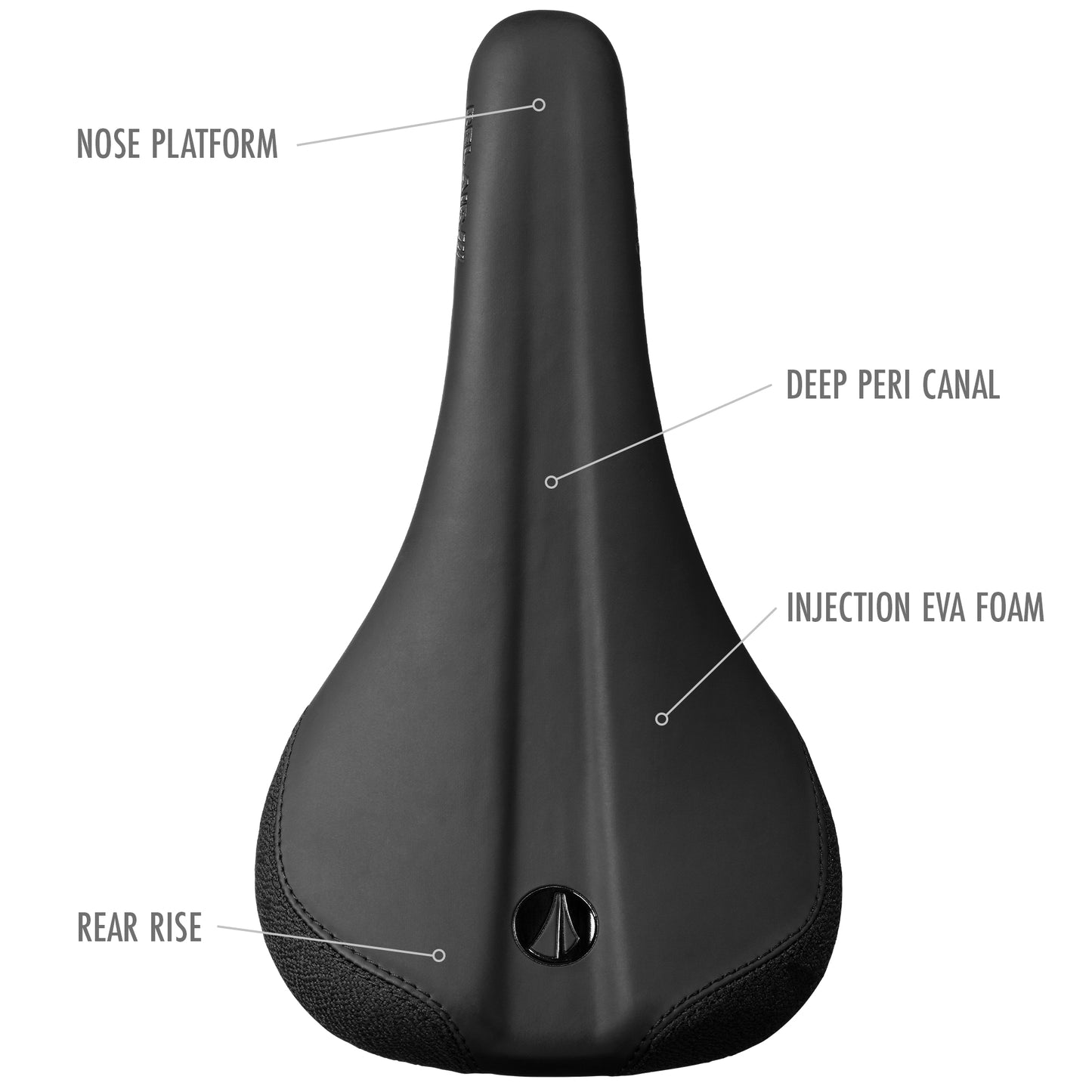 Selle SDG BEL-AIR V3 Rails Lux-Alloy Noir