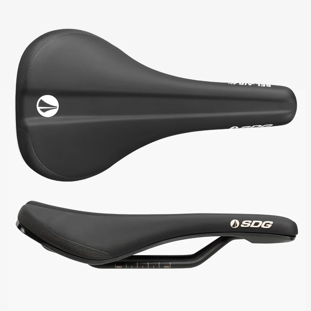 Selle SDG BEL-AIR V3 Air Foam Rails acier Noir