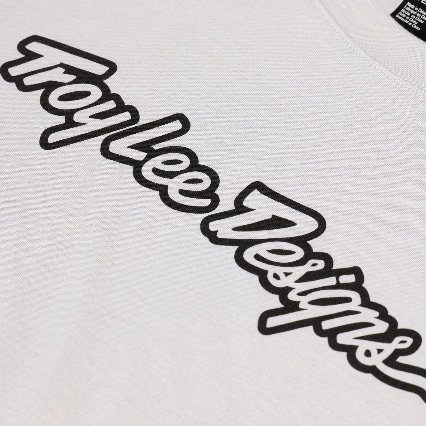 Maillot TROY LEE DESIGNS SKYLINE RIDE TEE SIGNATURE Manches Courtes Gris 2025