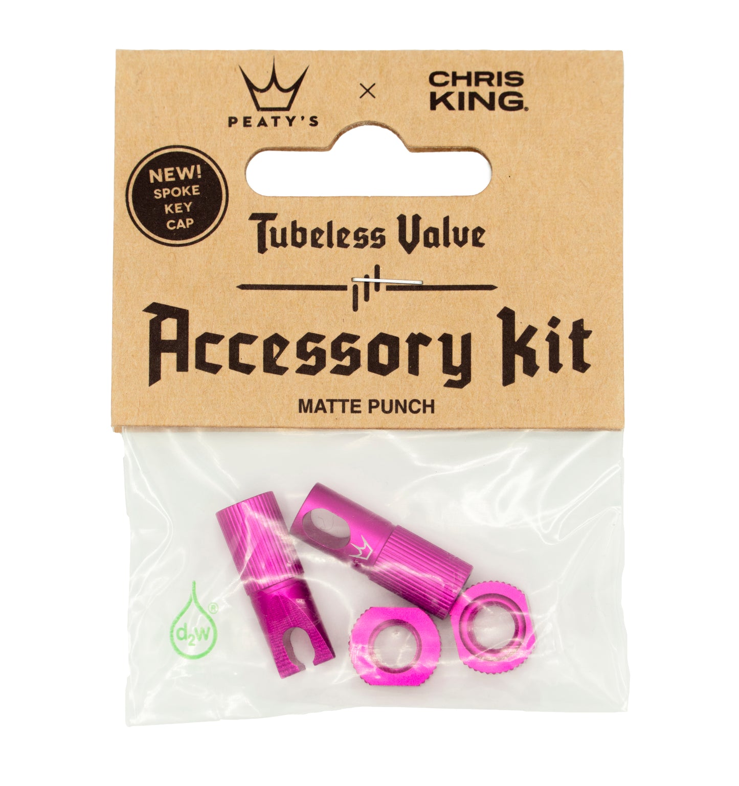 Kit Bouchons et Ecrous de Valves PEATY'S Rose