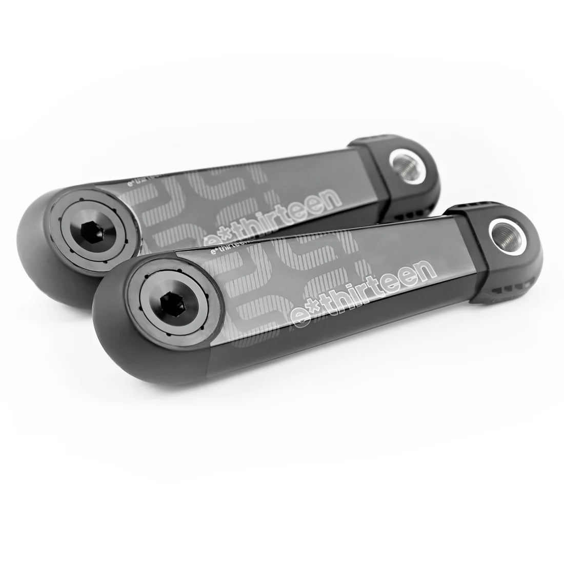 Manivelles VAE E.THIRTEEN E-SPEC RACE CARBONE pour Bosch SX / Brose S Mag / TQ HPR50 Noir