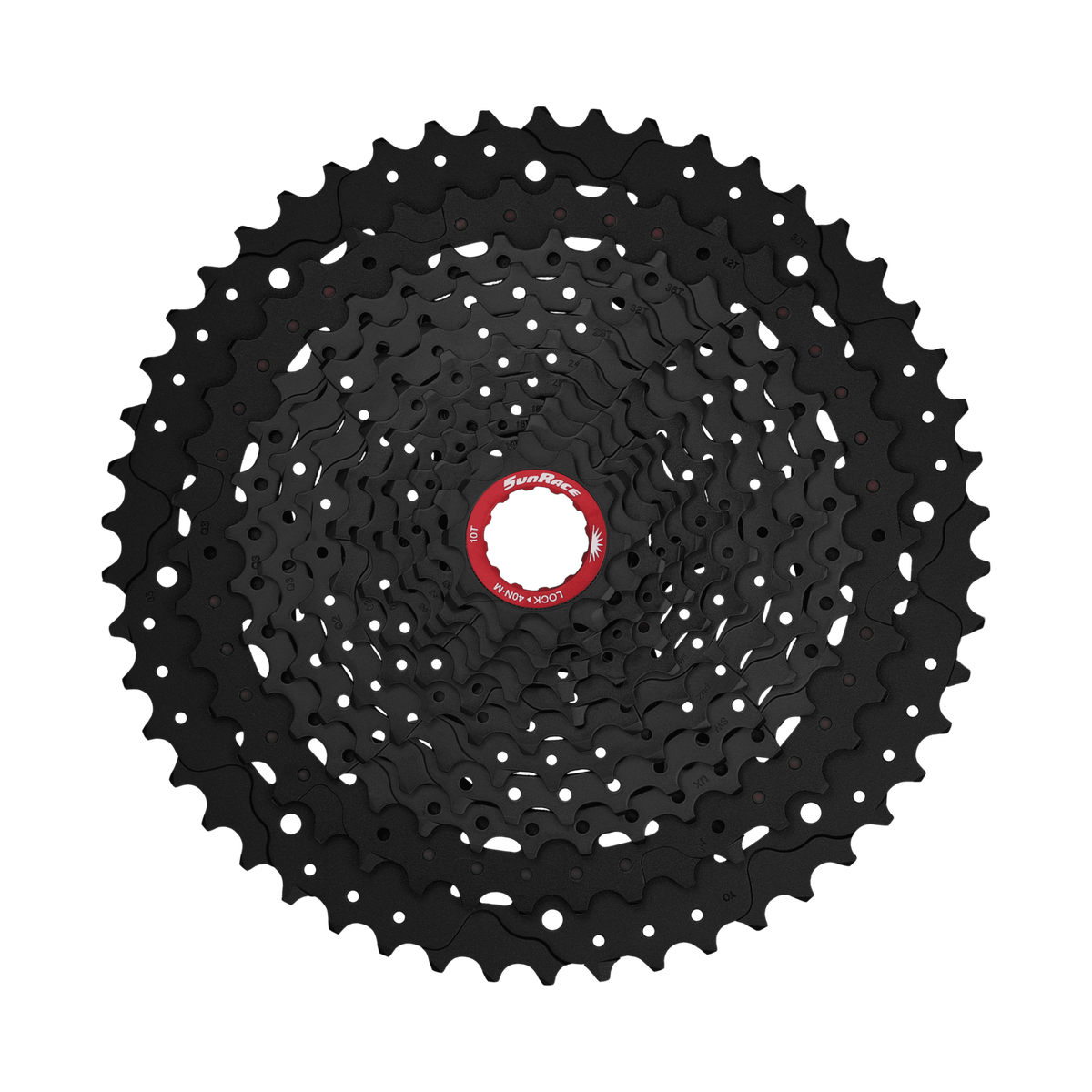 Cassette 12V SUNRACE CSMZ91 Compatible Sram XD Noir