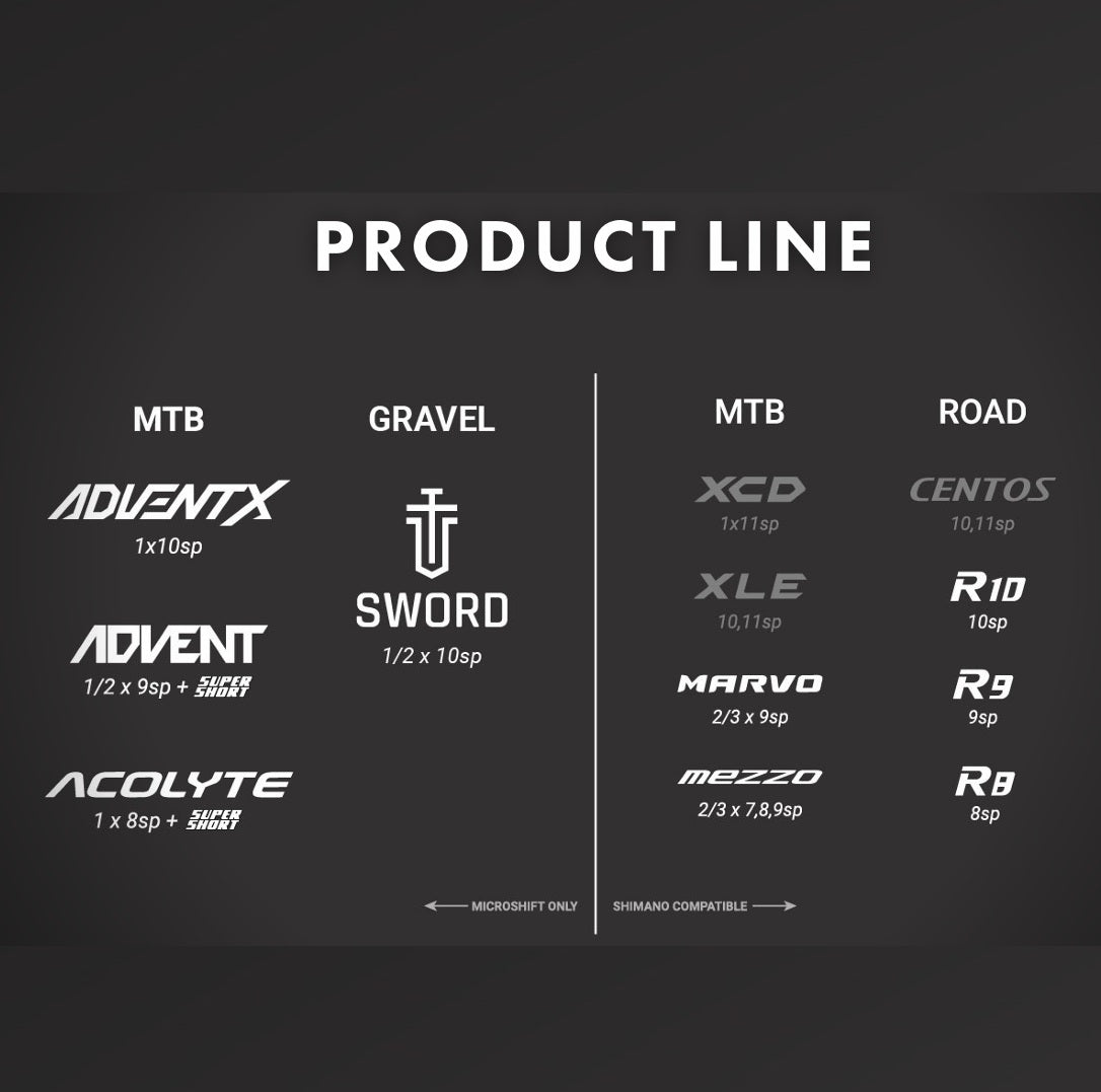 Dérailleur Arrière MICROSHIFT MARVO RD-M46L 8/9V Chape Longue