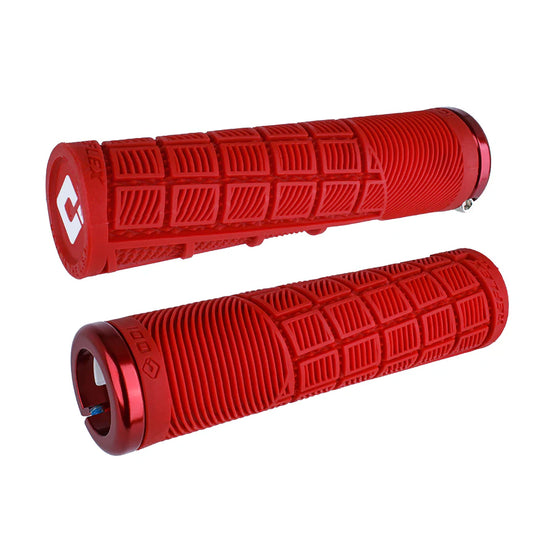Grips ODI REFLEX XL Lock-on 135 mm Rouge