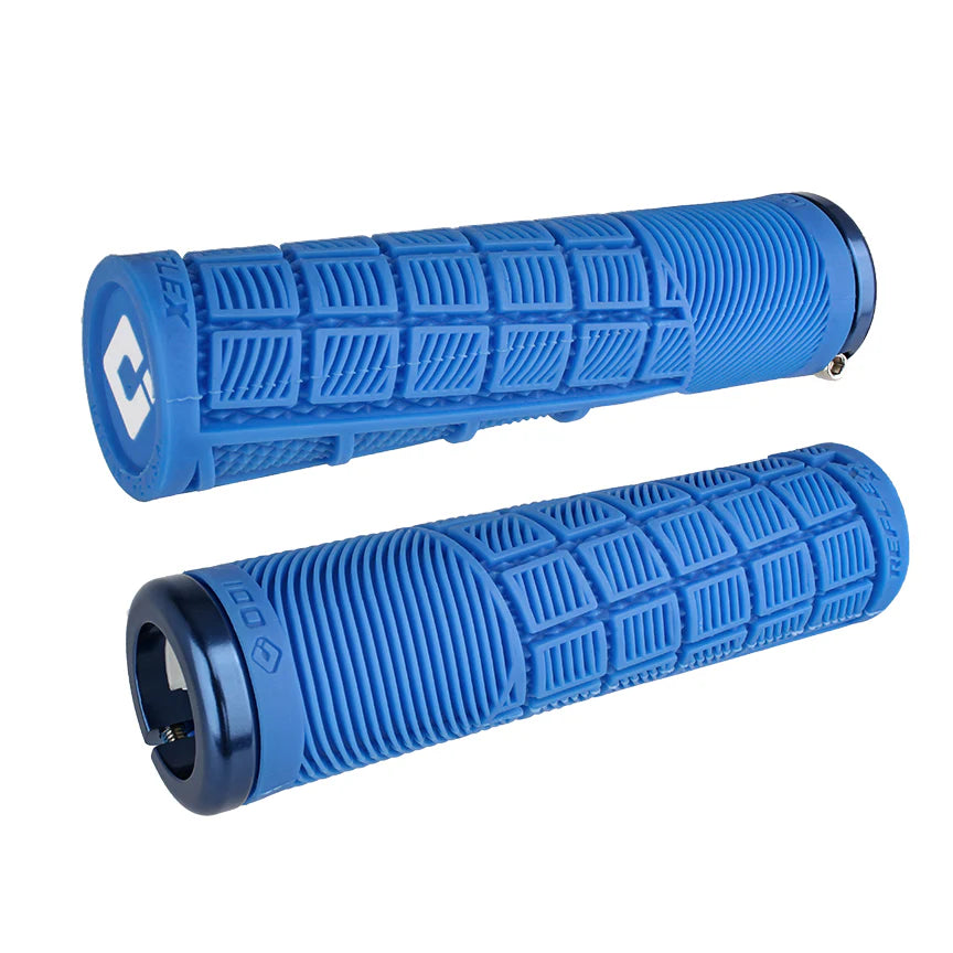 Grips ODI REFLEX XL Lock-on 135 mm Bleu