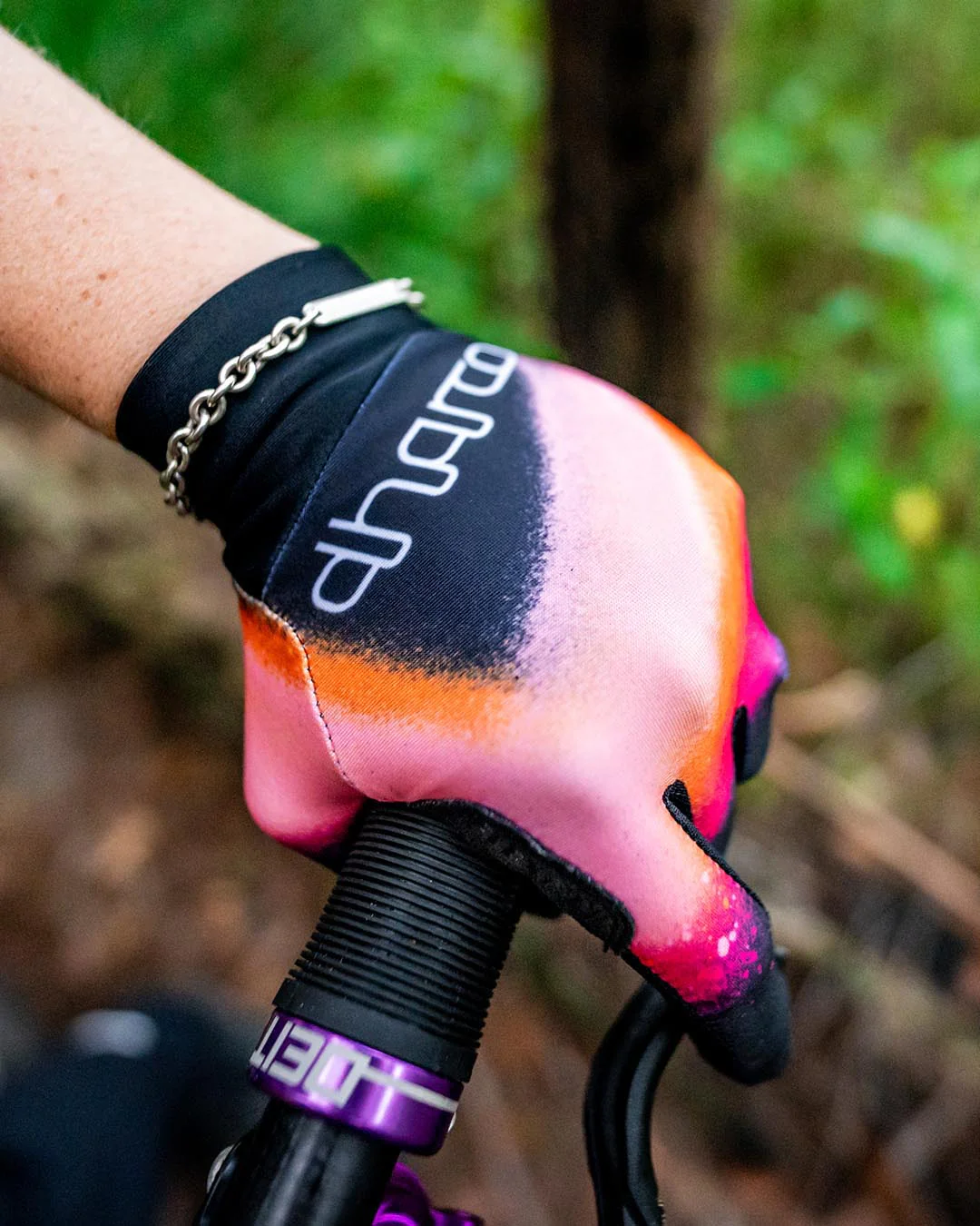 Gants DHARCO TRAIL FIREBIRD Femme Noir/Corail