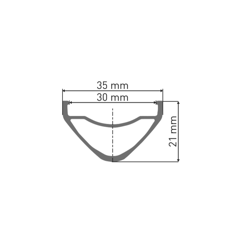 Jante DT SWISS FR 541 27.5'' 30 mm Noir