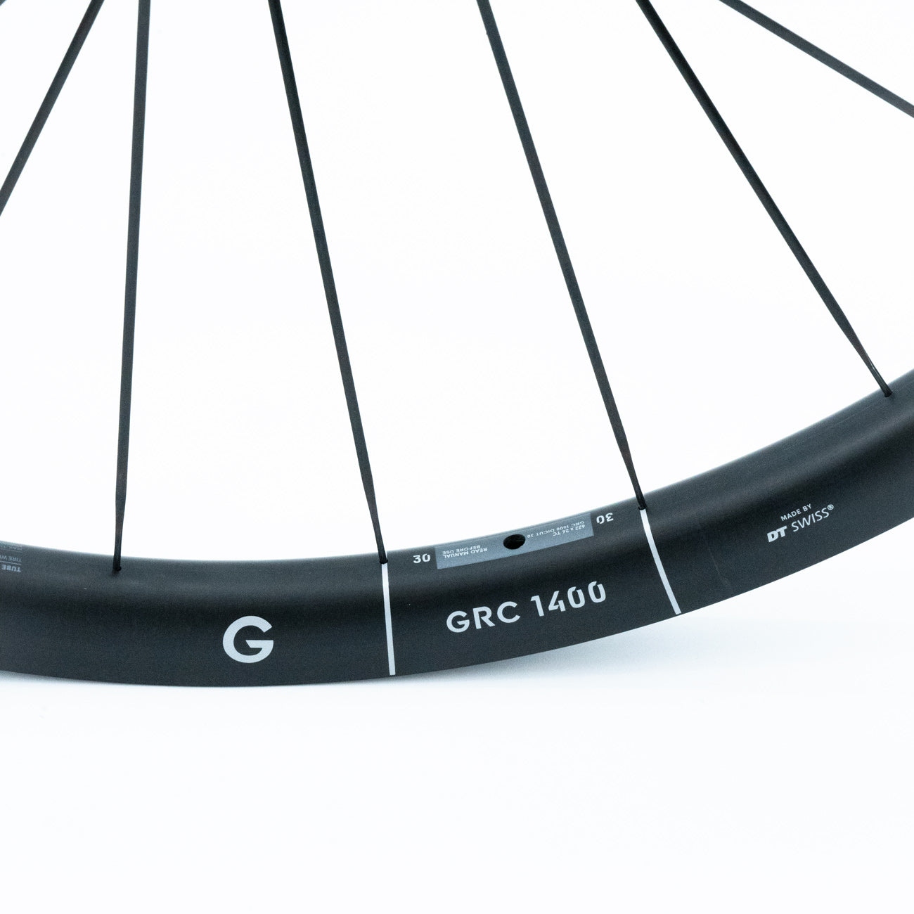 Paire de Roues DT SWISS GRC 1400 DICUT 30 DISC Tubeless Ready (Centerlock)