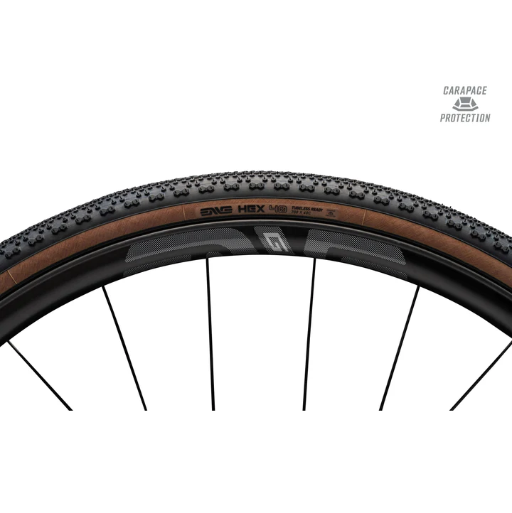 Pneu ENVE HEX CARAPACE 700x44 Tubeless Ready Beige