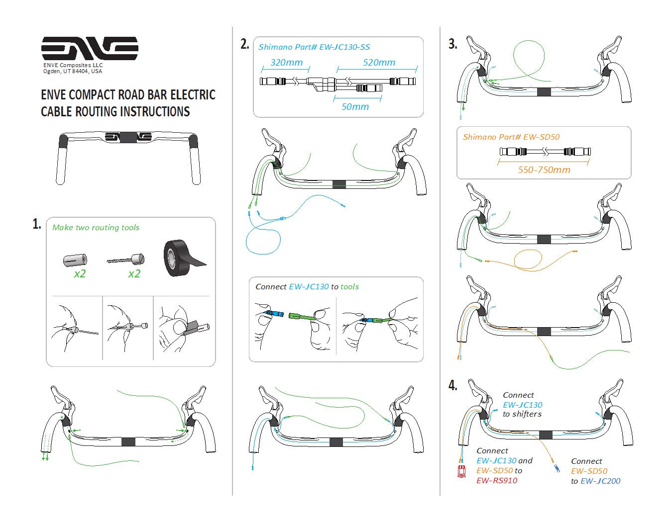 Cintre ENVE Compact Passage Interne