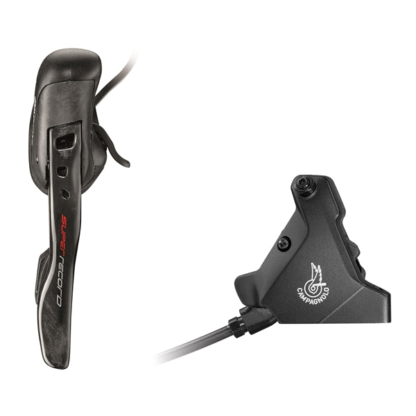 Levier Droit et Étrier Arrière 160mm CAMPAGNOLO SUPER RECORD EPS Flat Mount Sans Disque