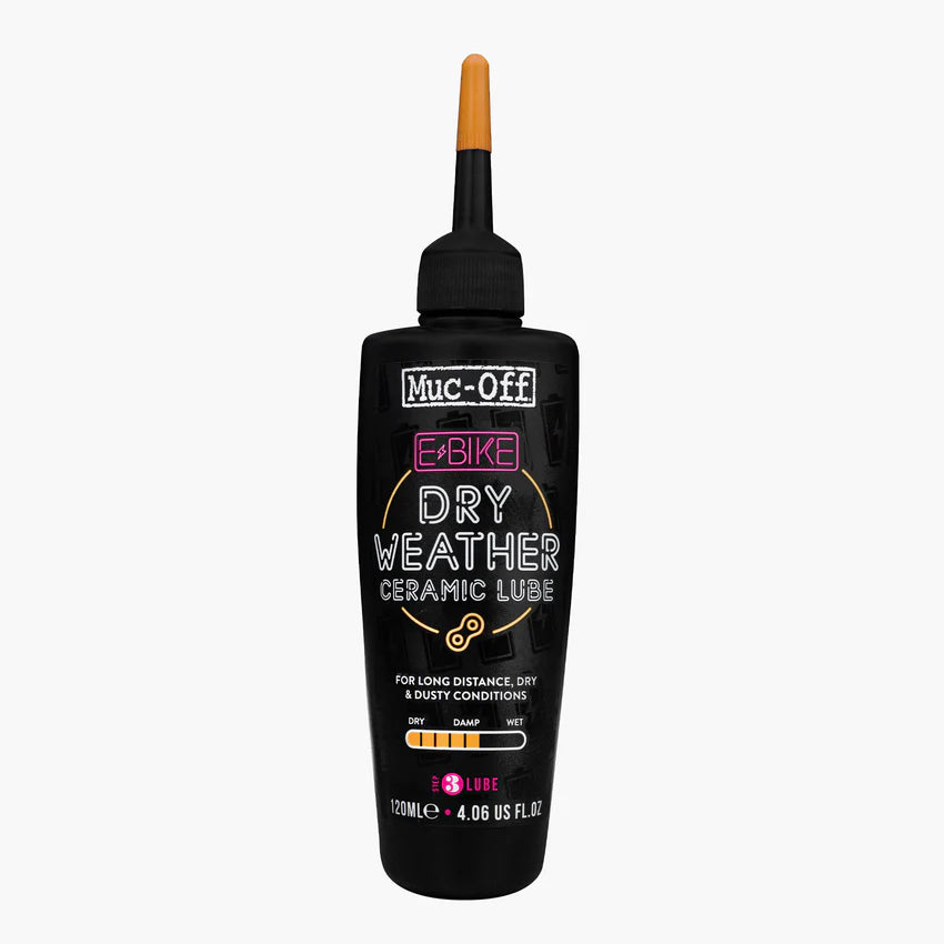 Lubrifiant Conditions Sèches pour Chaîne MUC-OFF E-BIKE DRY WEATHER (120 ml)