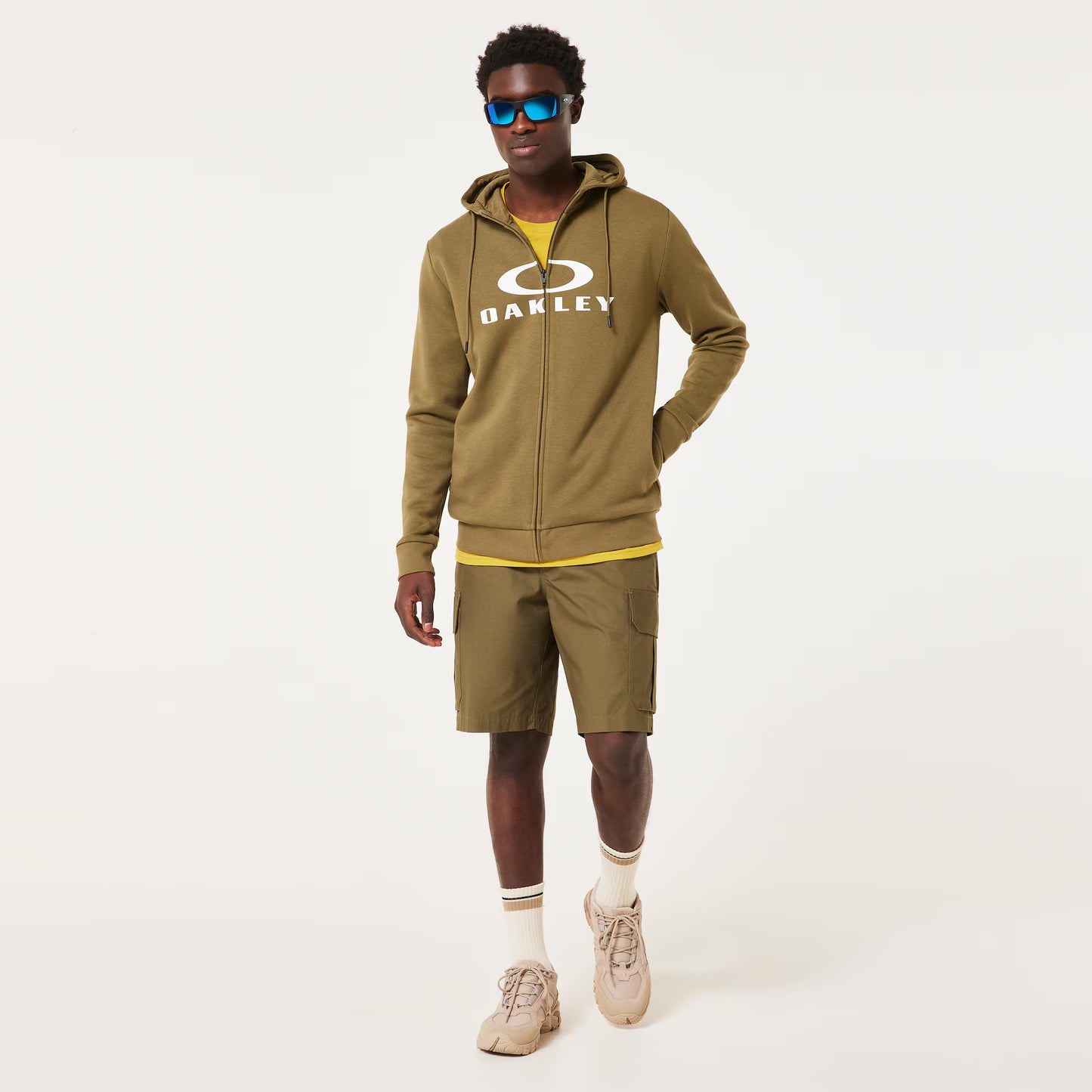 Sweat à Capuche OAKLEY BARK FZ HOODIE 2.0 Army Green