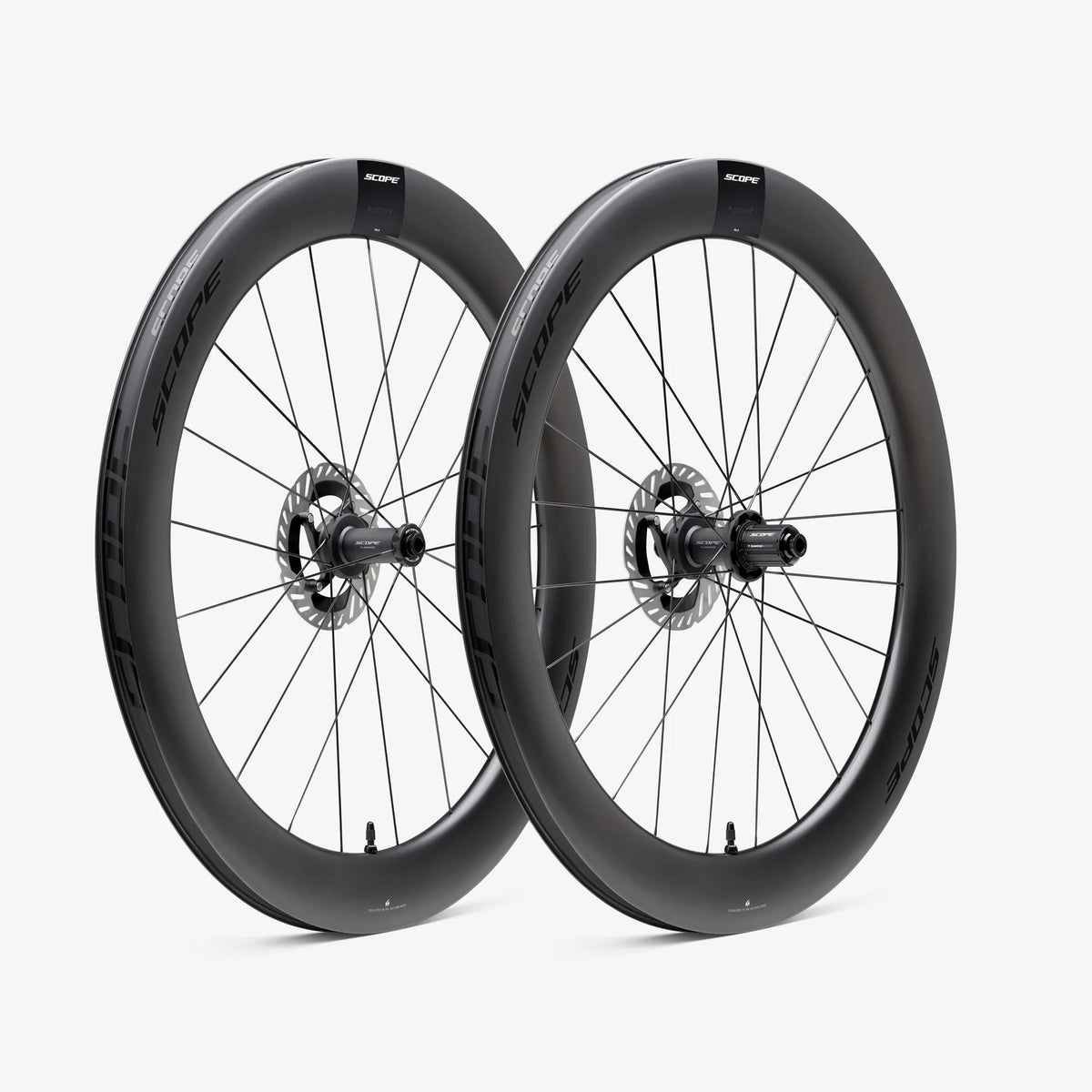 Paire de Roues SCOPE Race All Road R6.A Tubeless Ready (Centerlock) Blanc