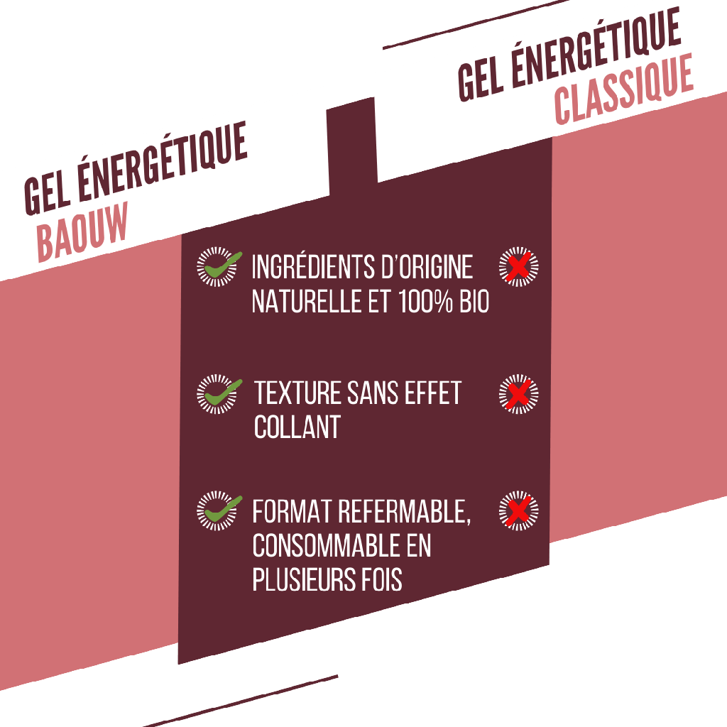 Gel Énergétique BAOUW BIO Fruits Rouges-Hibiscus (85g)