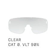 Lunettes POC DEVOUR MID + Noir Verre Clarity Road Sunny Silver
