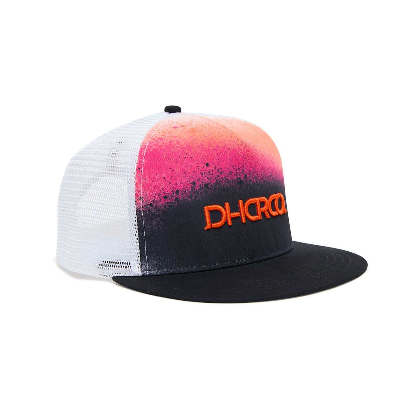 Casquette DHARCO FLAT BRIM TRUCKER BLACK SNAKE Noir/Violet