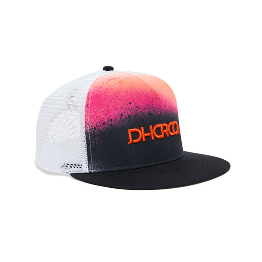 Casquette DHARCO FLAT BRIM TRUCKER BLACK SNAKE Noir/Violet