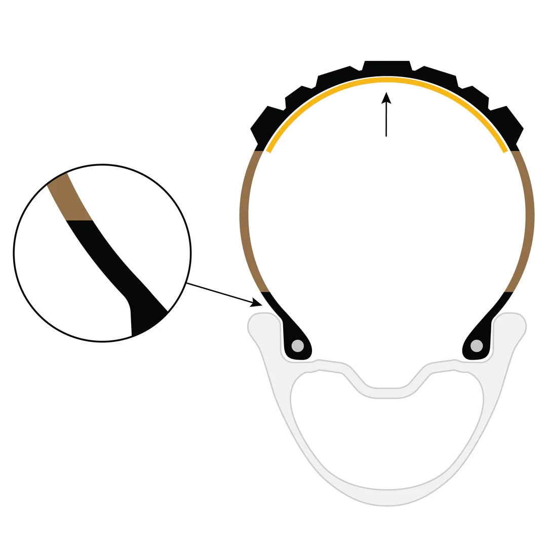 Pneu ENVE HEX 700x40 Tubeless Ready Beige