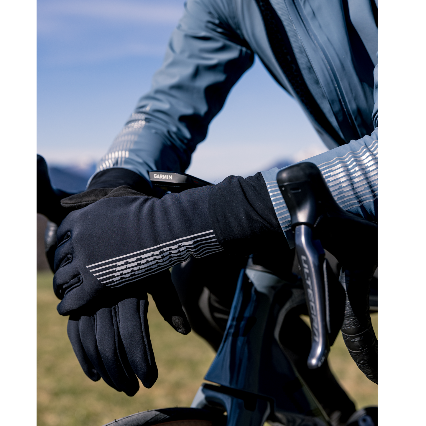 Gants MAVIC ESSENTAL WIND Noir/Argent
