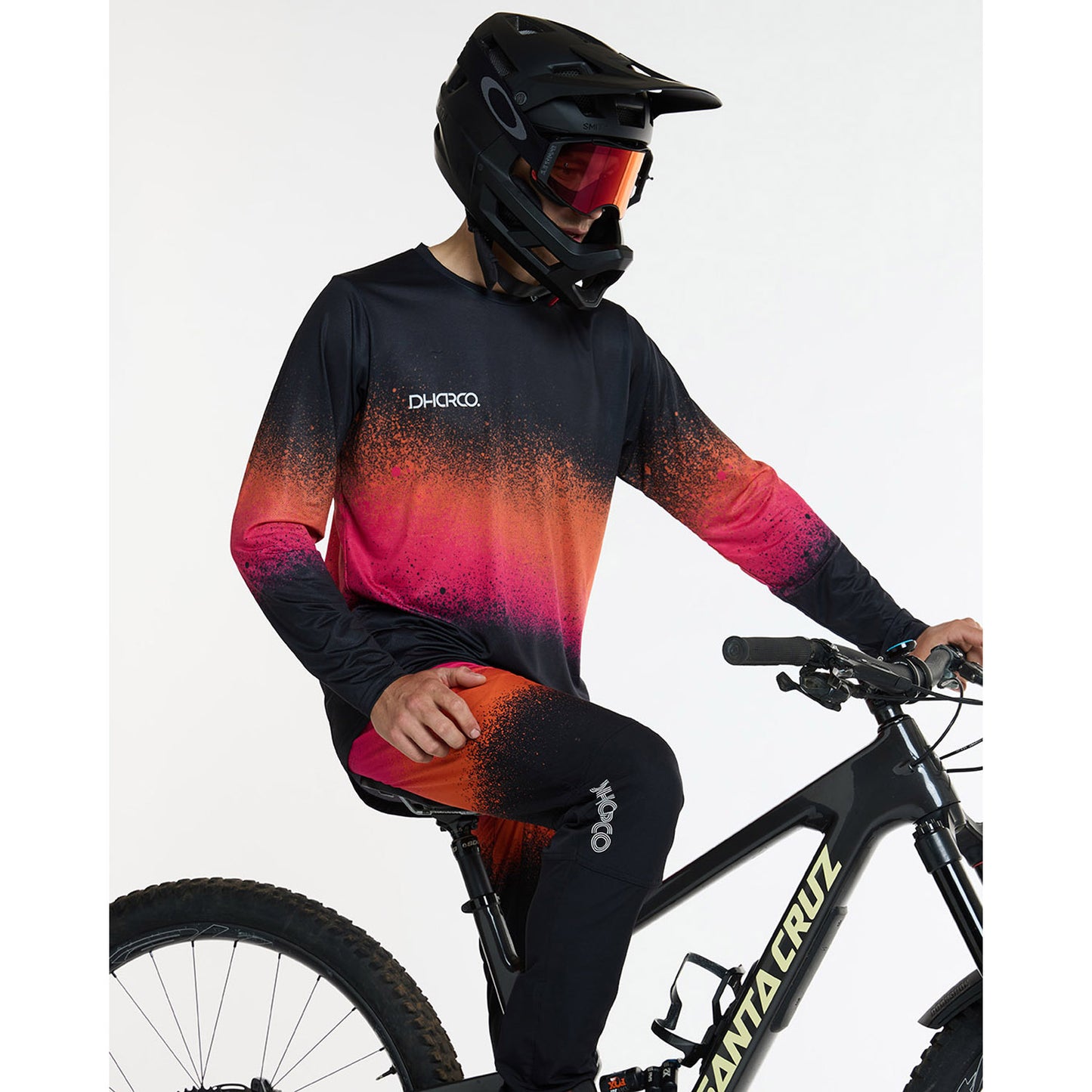 Pantalon DHARCO GRAVITY BLACK SNAKE Noir/Orange