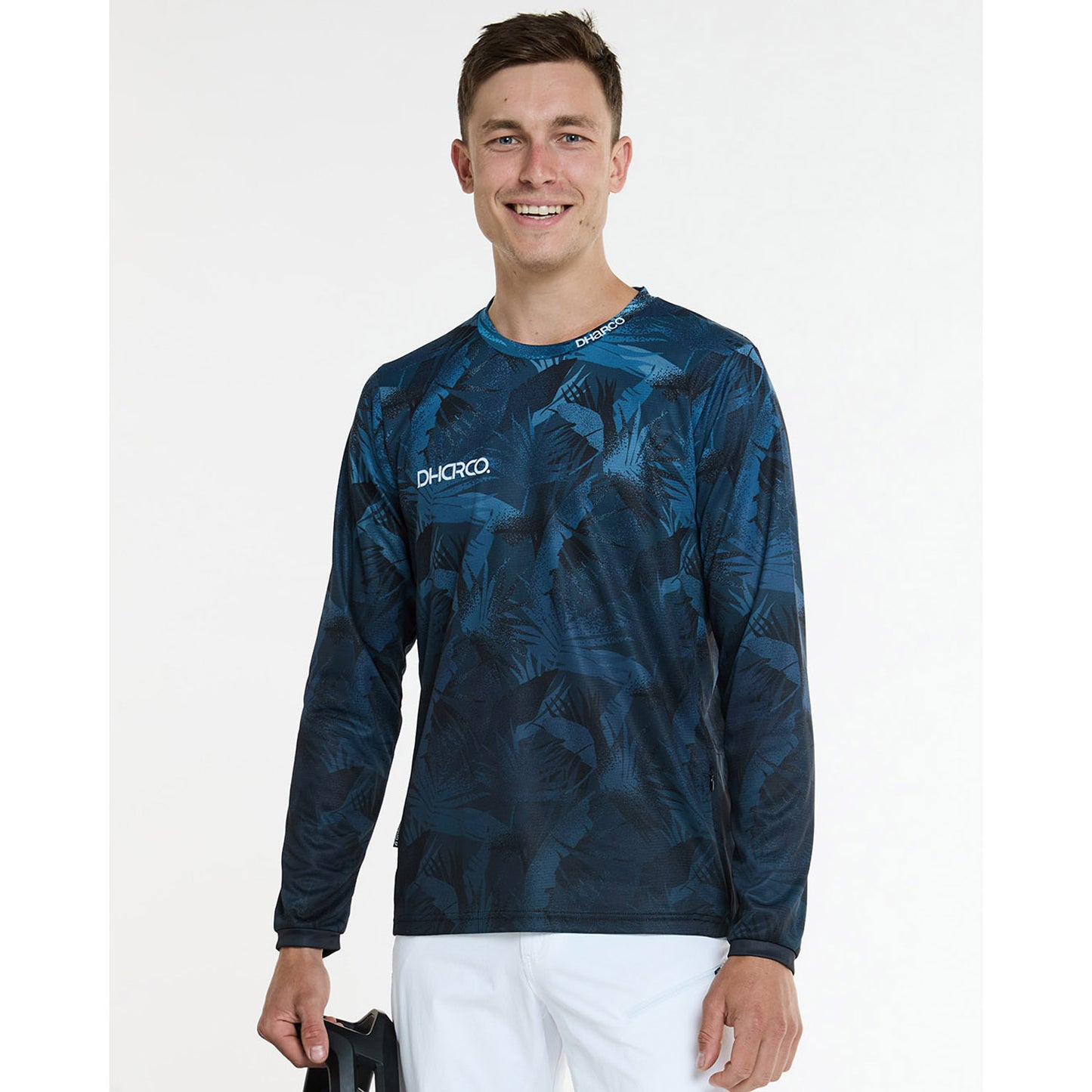 Maillot DHARCO GRAVITY DARK ROOM Manches Longues Bleu