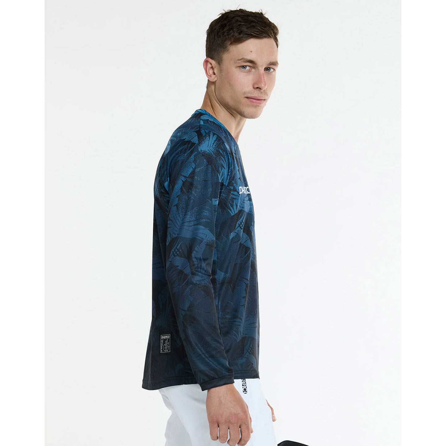 Maillot DHARCO GRAVITY DARK ROOM Manches Longues Bleu