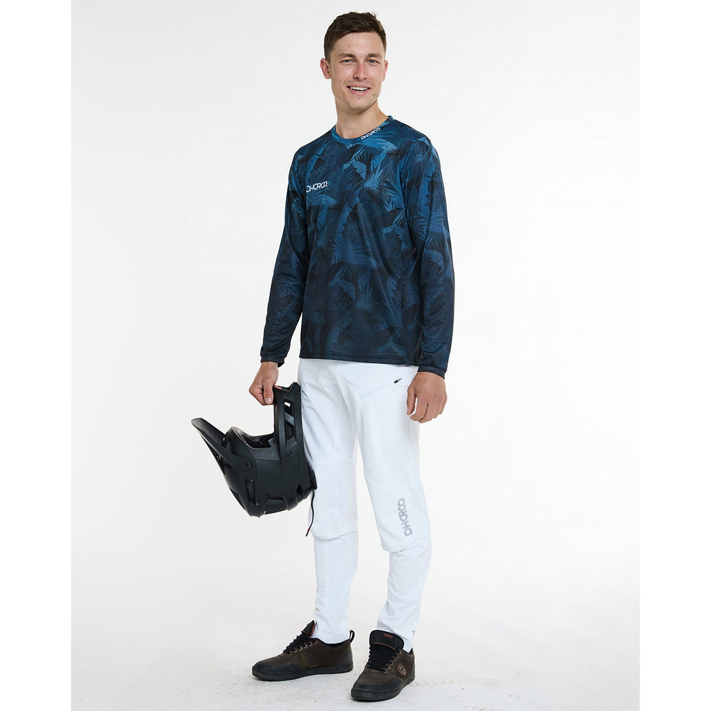 Maillot DHARCO GRAVITY DARK ROOM Manches Longues Bleu