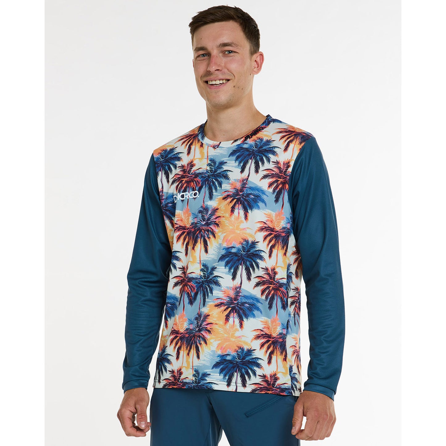 Maillot DHARCO GRAVITY VENICE BEACH Manches Longues Bleu