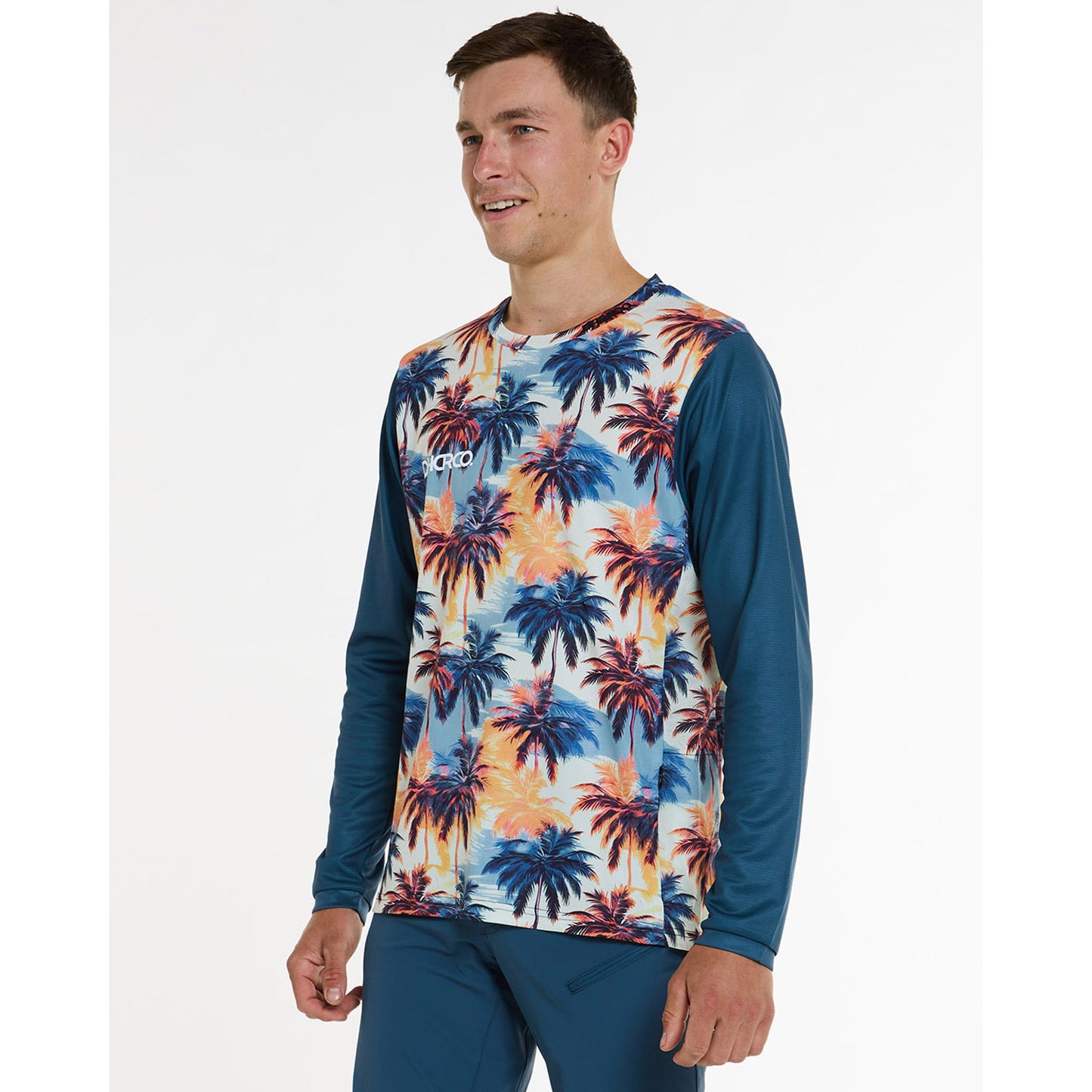 Maillot DHARCO GRAVITY VENICE BEACH Manches Longues Bleu