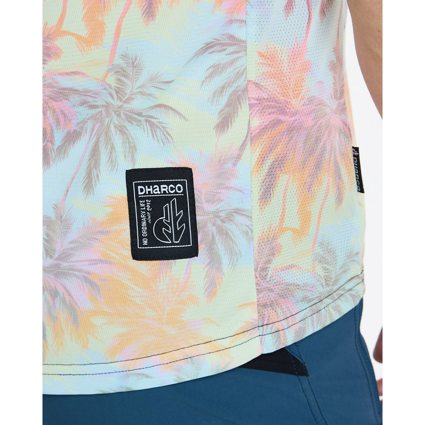 Maillot DHARCO HIGHBALL Manches Courtes Rose/Bleu