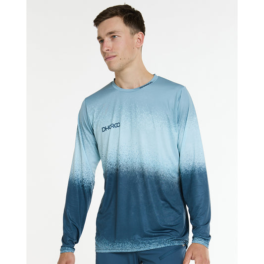 Maillot DHARCO RACE NU WAVE Manches Longues Bleu