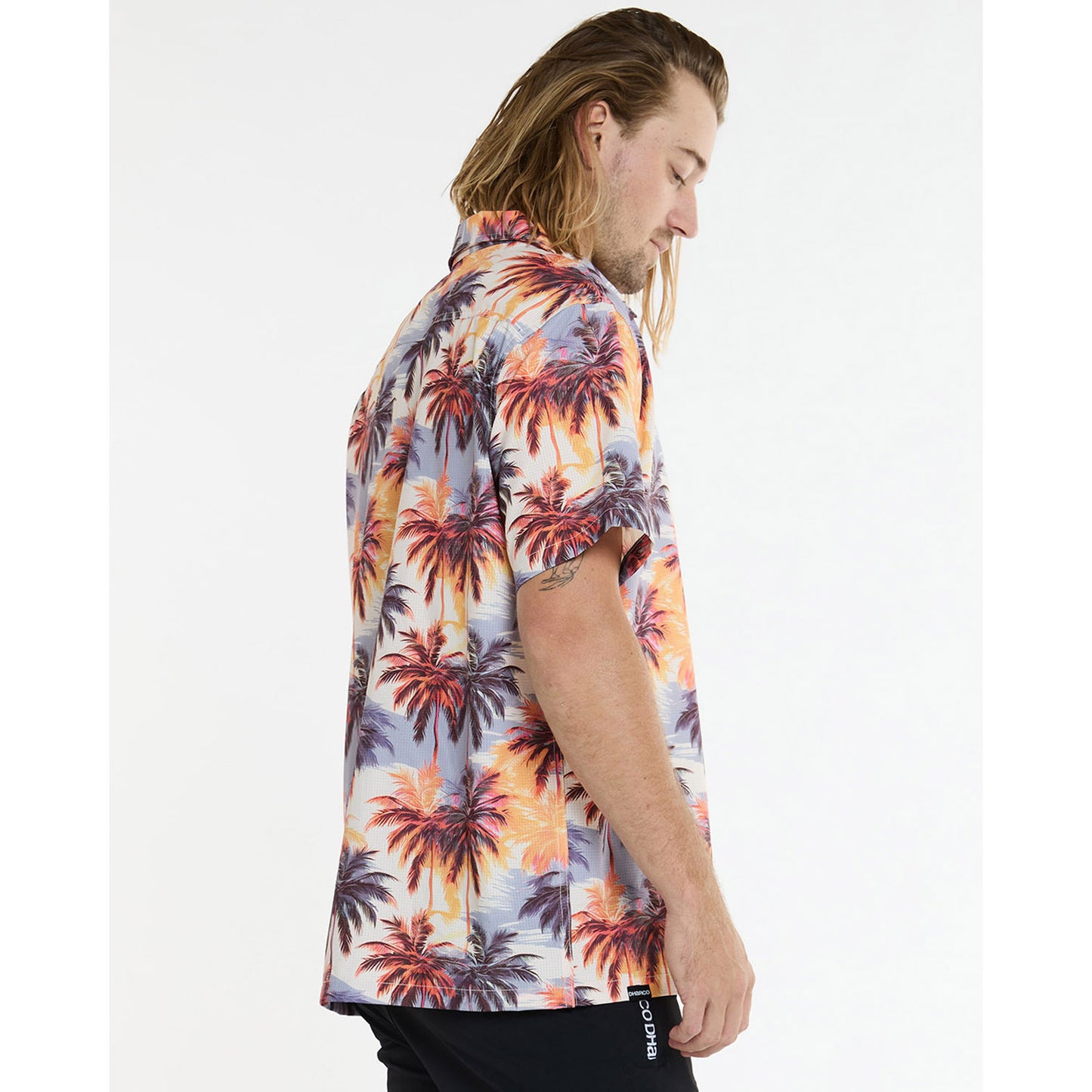 Chemise Technqiue DHARCO TECH PARTY EL CAMINO Orange/Bleu