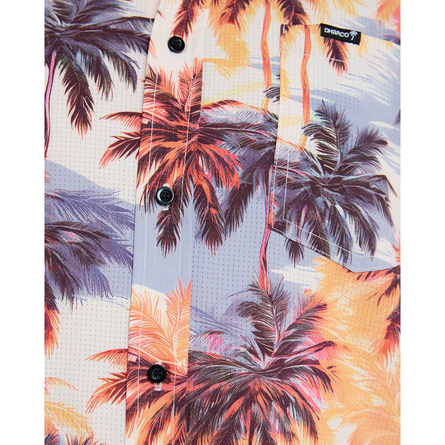 Chemise Technqiue DHARCO TECH PARTY EL CAMINO Orange/Bleu
